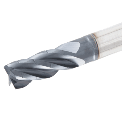 Picture of TUNGALOY TECP120H4L-24/38C12CF-R06 AH725 DIA 12MM SH 0.4724 LOC 0.9449 OAL 3.2677 End Mill Standard Flute Standard Helix Carbide TiAlN Single End Corner Radius 0.0236 0.60MM TUNG MEISTER