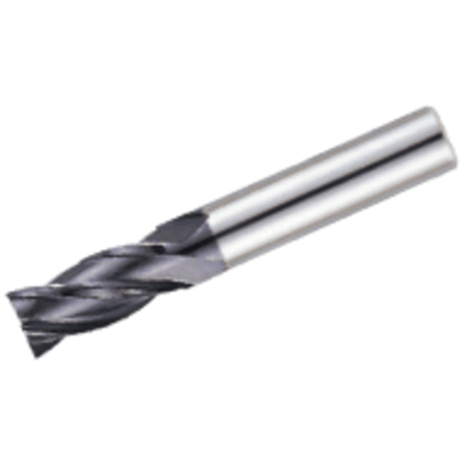 Picture of TUNGALOY TEC060H5M-13C06CF-R02-57 AH725 DIA 6MM SH 0.2362 LOC 0.5118 OAL 2.2441 End Mill Standard Flute Standard Helix Carbide TiAlN Single End Corner Radius 0.0079 0.20MM TUNG MEISTER