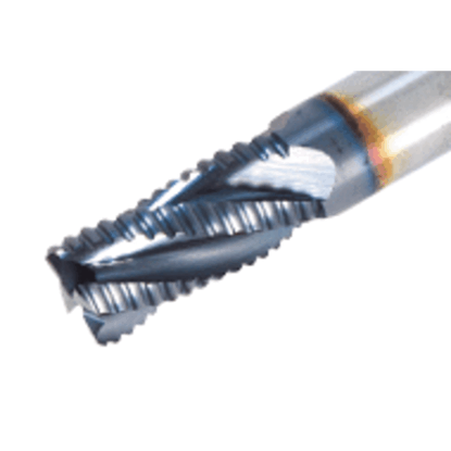 Picture of TUNGALOY TERF110A4-25C12-83 AH725 DIA 11MM SH 0.4724 LOC 0.9843 OAL 3.2677 End Mill Carbide TiAlN Single End 45.0° Chamfer TUNG MEISTER