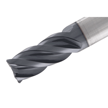 Picture of TUNGALOY TEC160H4M-32C16CF-E92 AH725 DIA 16MM SH 0.6299 LOC 1.2598 OAL 3.6220 End Mill Standard Flute Standard Helix Carbide TiAlN Single End 45.0° Chamfer TUNG MEISTER