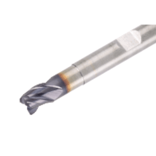 Picture of TUNGALOY TECCS120E3-12W12-83 AH725 DIA 12MM SH 0.4724 LOC 0.4724 OAL 3.2677 End Mill Standard Flute Standard Helix Carbide TiAlN Single End 45.0° Chamfer TUNG MEISTER