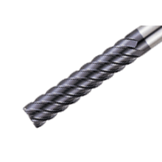 Picture of TUNGALOY TEC060B6-26C06-70 AH750 DIA 6MM SH 0.2362 LOC 1.0236 OAL 2.7559 End Mill Standard Flute Standard Helix Carbide TiAlN Single End Square Sharp TUNG MEISTER