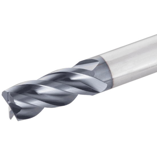 Picture of TUNGALOY TECK080H4M-16W08CF-R04C GH730 DIA 8MM SH 0.3150 LOC 0.6299 OAL 2.4803 End Mill Standard Flute Variable Helix Carbide TiCNO Single End Corner Radius 0.0157 0.40MM TUNG MEISTER