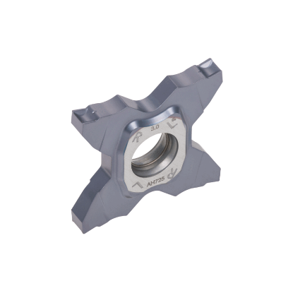 Picture of TUNGALOY TCL27-250-020 AH725 On Edge Grooving, Cut Off Insert AlTiN 0.007 Corner Radius 0.098 Wide