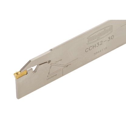 Picture of TUNGALOY CCH32-50U Clamp Down Cut Off,Grooving Blade Steel Blade 1.210 Shank