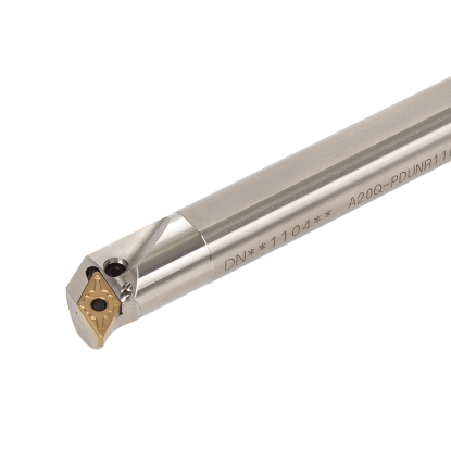 Picture of TUNGALOY A20Q-PDUNL1104-D250 Boring Bar 55.0° Insert EcoTurn Boring Bars , Neg,U style, 93deg Approach , Steel Round 0.787 Shank