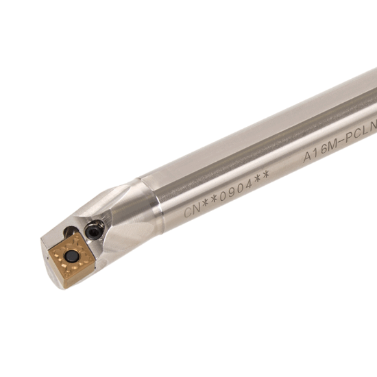 Picture of TUNGALOY A16M-PCLNR0904-D200 Boring Bar 80.0° Insert EcoTurn Boring Bars , Neg,L style, 95deg Approach , Steel Round 0.629 Shank