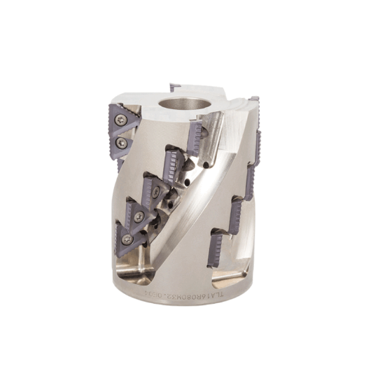 Picture of TUNGALOY LPTC16M080B32.0L076R04 Milling Cutter 90.0°, Corn Cob 3.150 Cutter Diameter Shell Arbor 1.2598 3.937 OAL 20 Flute