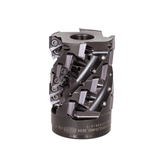 Picture of TUNGALOY TLA10R050L054M22.0E04 Milling Cutter 90.0°, Corn Cob 1.967 Cutter Diameter Shell Arbor 0.8661 2.952 OAL 24 Flute