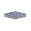Picture of TUNGALOY VNMG333 HRM AH8005 Insert 35.0° AlTiN 0.047 Corner Radius