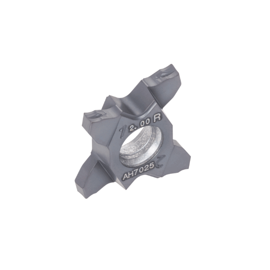 Picture of TUNGALOY TCS18R125-020 AH7025 On Edge Cut Off,Grooving,Groove Turning Insert AlTiN 0.008 Corner Radius 0.049 Wide