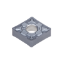 Picture of TUNGALOY CNMG431-HRF AH8015 Insert 80.0° AlTiN 0.016 Corner Radius