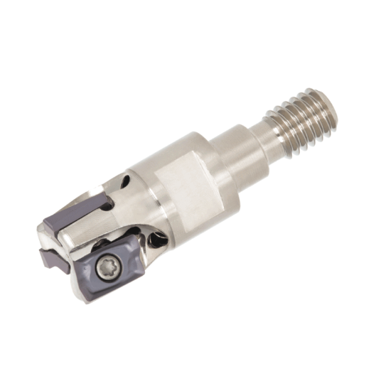 Picture of TUNGALOY HPAV06M010M06R02 Milling Cutter 90.0° 0.394 Cutter Diameter Screw M06 1.358 OAL 2 Flute