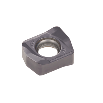 Picture of TUNGALOY LNMU06X5ZER-MJ AH8015 Milling Insert Bar Bell AlTiN Carbide 0.078 Corner Radius
