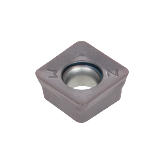 Picture of TUNGALOY SWMT0904ZER-MM AH3135 Milling Insert Square AlTiN Carbide 0.039 Corner Radius