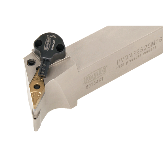 Picture of TUNGALOY PVQNR2020K16-CHP Stick Tool 35.0° Insert Neg,Q/H style, 45deg Approach , Steel Square 0.787 Shank