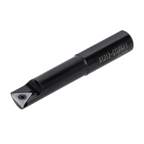 Picture of TUNGALOY S1212-STUPR11 Boring Bar Triangle Insert Top Borer Tools , Steel Round 0.472 Shank