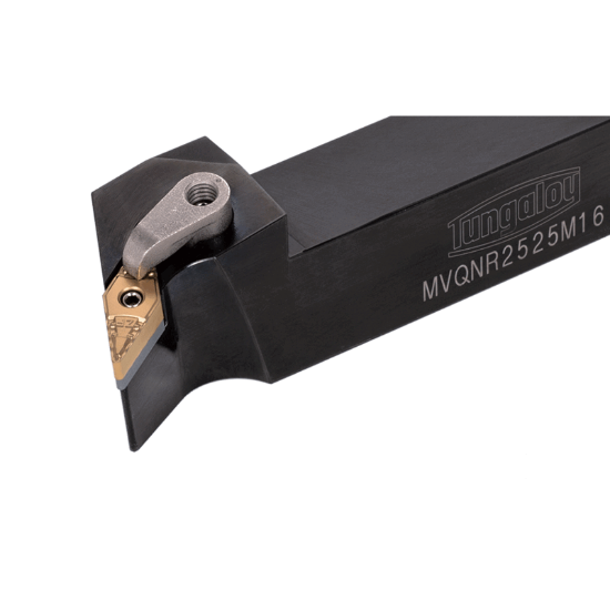 Picture of TUNGALOY MVQNR2020K16 Stick Tool 35.0° Insert Neg,Q/H style, 45deg Approach , Steel Square 0.787 Shank