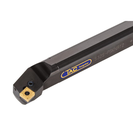 Picture of TUNGALOY S40T-PSKNR12 Boring Bar Square Insert Neg,K style, 75deg Approach , Steel Round 1.574 Shank