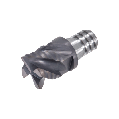 Picture of TUNGALOY VEE160L12.0C40R05S10 AH715 DIA 16MM SH T05 LOC 0.4724 OAL 0.8071End Mill,Replacable Head Carbide TiAlN Single End 45.0° Chamfer TUNG MEISTER