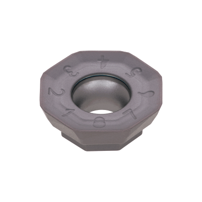 Picture of TUNGALOY OWHT05T3C07AFER-MM AH3135 Milling Insert Octagonal AlTiN Carbide 0.118 Corner Radius