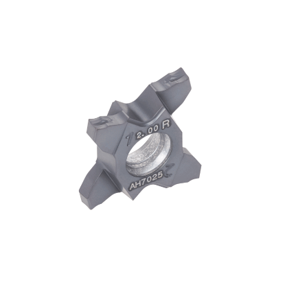 Picture of TUNGALOY TCS18R250-010 AH7025 On Edge Cut Off,Grooving,Groove Turning Insert AlTiN 0.008 Corner Radius 0.098 Wide