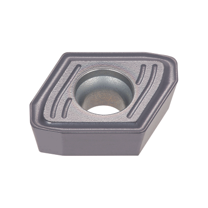 Picture of TUNGALOY XPMT150512R-DW AH740 TungDrill Insert with pressed DW chipbreaker for high feed Drill ing of steel
