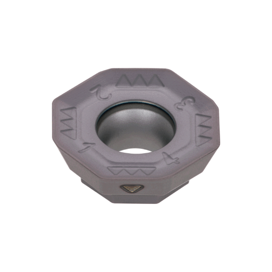 Picture of TUNGALOY OWHT05T3C07AFER-MW AH120 Milling Insert Octagonal AlTiN Carbide Chamf Corner Radius