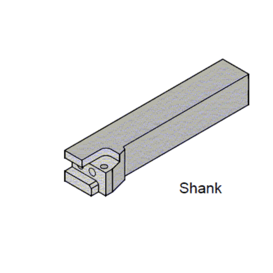 Picture of TUNGALOY CFGTL2020 Clamp Down Face Grooving Adapter Holder Steel Square 0.787