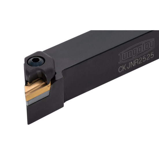 Picture of TUNGALOY CKJNL2525 Stick Tool 55.0° Insert Neg,J style, 93deg Approach , Steel Square 0.984 Shank