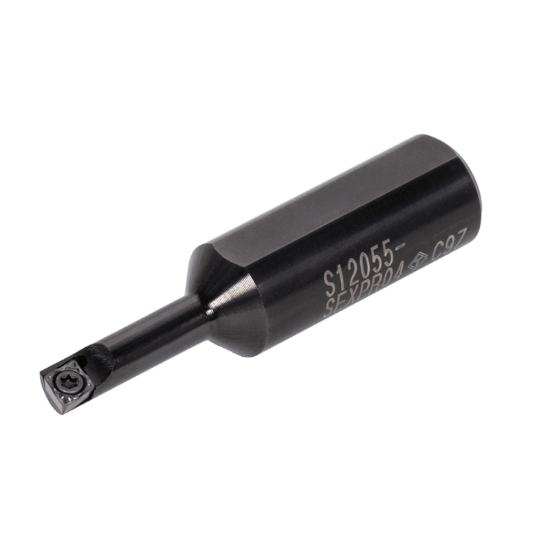 Picture of TUNGALOY S12055-SEXPR04 Boring Bar 75.0° Insert Top Borer Tools , Steel Round 0.472 Shank