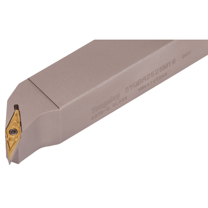 Picture of TUNGALOY SYQBR2020K16 Stick Tool 25.0° Insert Posi,Q/H style, 45deg Approach , Steel Square 0.787 Shank