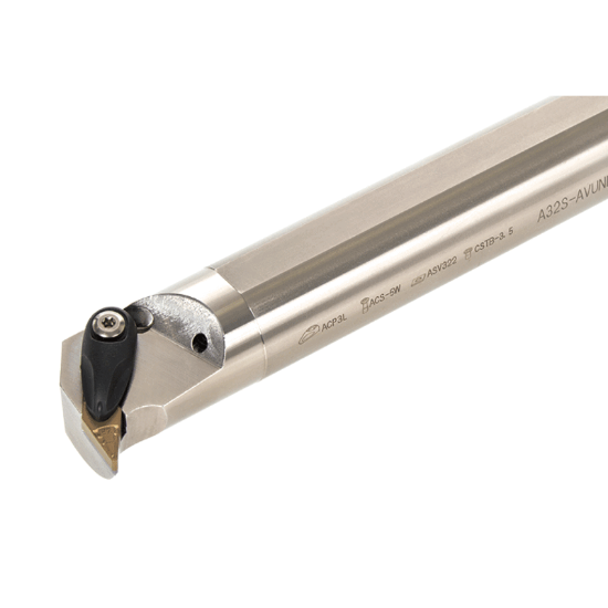 Picture of TUNGALOY A40T-AVUNR16-D500 Boring Bar 35.0° Insert Neg,U style, 93deg Approach , Steel Round 1.574 Shank