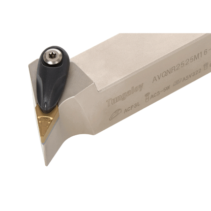 Picture of TUNGALOY AVQNL2525M16-A Stick Tool 35.0° Insert Neg,Q/H style, 45deg Approach , Steel Square 0.984 Shank