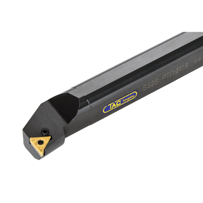 Picture of TUNGALOY S32S-PTFNL16 Boring Bar Triangle Insert Neg,F style, 91deg Approach , Steel Round 1.259 Shank