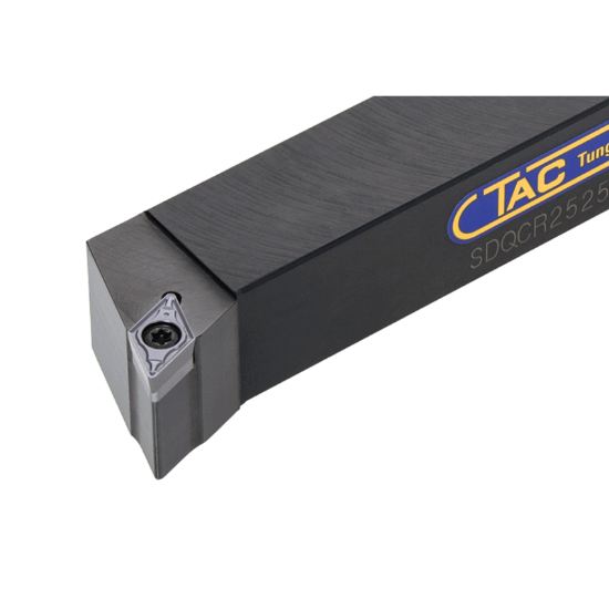 Picture of TUNGALOY SDQCR2020K11 Stick Tool 55.0° Insert Posi,Q/H style, 45deg Approach , Steel Square 0.787 Shank
