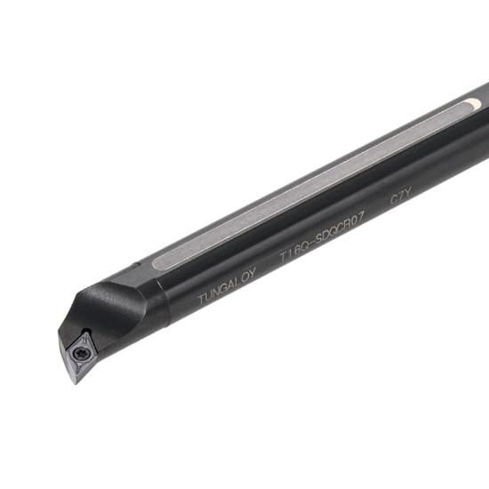 Picture of TUNGALOY T16Q-SDQCL07 Boring Bar 55.0° Insert Posi,Q style,107.5deg Approach , Steel Round 0.629 Shank
