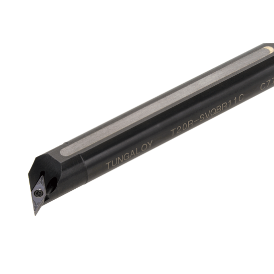 Picture of TUNGALOY T20R-SVQBR11C Boring Bar 35.0° Insert Posi,Q style, 117.5deg Approac , Steel Round 0.787 Shank