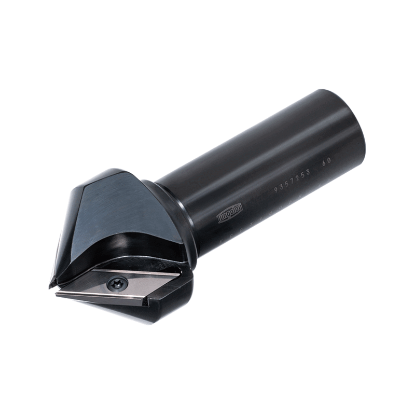 Picture of TUNGALOY ECC31005R-45 Milling Cutter 45.0° 1.811 Cutter Diameter Cylindrical Shank1.2598 5.122 OAL 2 Flute