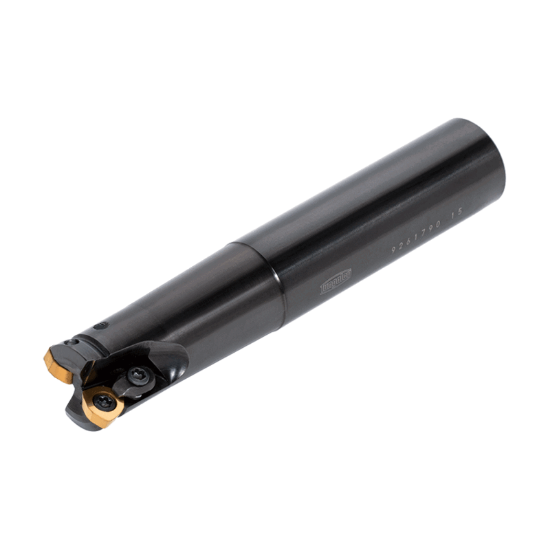 Picture of TUNGALOY EXP08040RLL Milling Cutter 1.575 Cutter Diameter Cylindrical Shank1.2598 11.81 OAL 2 Flute