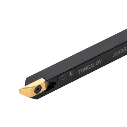 Picture of TUNGALOY JSXBR2525K8 Swiss Stick Tool On Edge Insert Back Turning , Ext. Threading , Steel Square 0.984 Shank