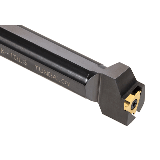 Picture of TUNGALOY JS22K-TGL3 On Edge Grooving,Groove Turning Boring Bar Steel Round 0.866 Shank