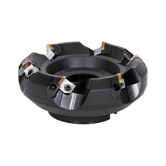 Picture of TUNGALOY TME4403LI Milling Cutter 45.0° 3.150 Cutter Diameter Shell Arbor 1.0000 4 Flute