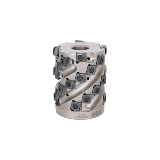 Picture of TUNGALOY TLM11R200U0075A03 Milling Cutter 90.0°, Corn Cob 2.000 Cutter Diameter Weldon 0.7500 2.750 OAL 21 Flute