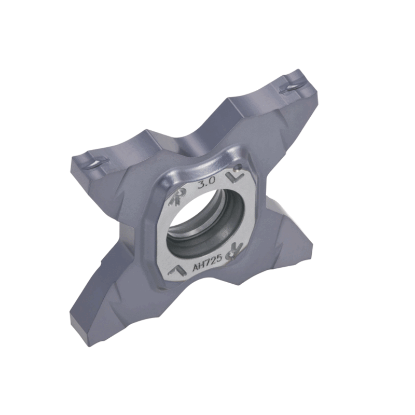 Picture of TUNGALOY TCS27-175-010 AH725 On Edge Cut Off,Grooving,Groove Turning Insert AlTiN 0.003 Corner Radius 0.069 Wide