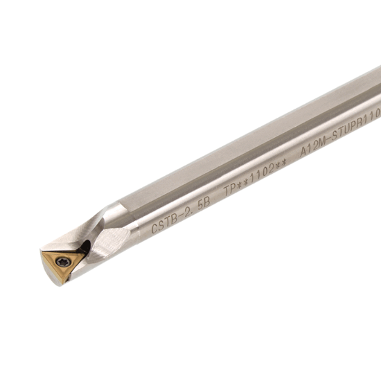 Picture of TUNGALOY E16L-STUPR13-D180 Boring Bar Triangle Insert Posi,U style, 95deg Approach , Steel Round 0.629 Shank