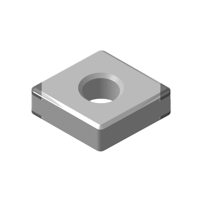 Picture of TUNGALOY 4QP-CNGG433-HF BXA40 Insert 80.0° TiAlN 0.047 Corner Radius