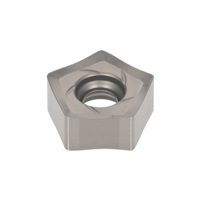 Picture of TUNGALOY PNCU0905GNER-MJ AH725 Milling Insert Pentagon AlTiN Carbide 0.031 Corner Radius