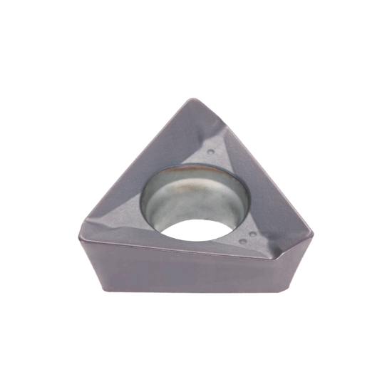 Picture of TUNGALOY TOMT100408PDER-MJ AH3135 Milling Insert Triangle AlTiN Carbide 0.031 Corner Radius