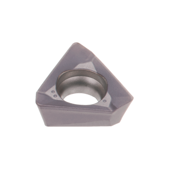 Picture of TUNGALOY TOMT060304PDER-MJ AH3135 Milling Insert Triangle AlTiN Carbide 0.015 Corner Radius
